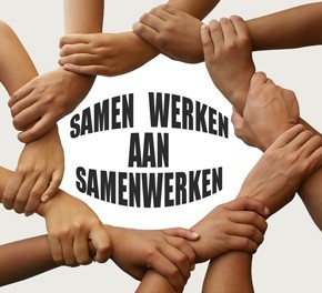 Samenwerken is niet een passief werkwoord, maar een actief werkwoord.