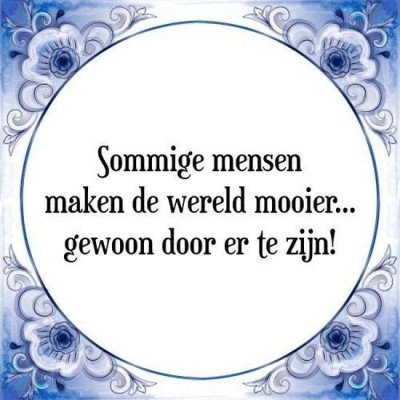 Gewoon mens(elijk) zijn.