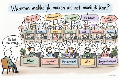 Waarom makkelijk maken als het moeilijk kan?