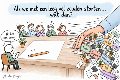 Wat als we alles van tafel vegen en met een leeg vel beginnen?